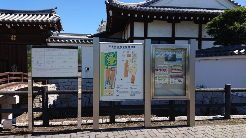 関宿城の博物館案内図