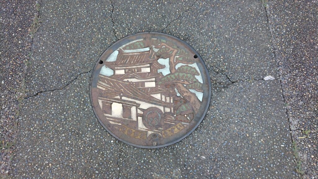 関宿城のマンホール01
